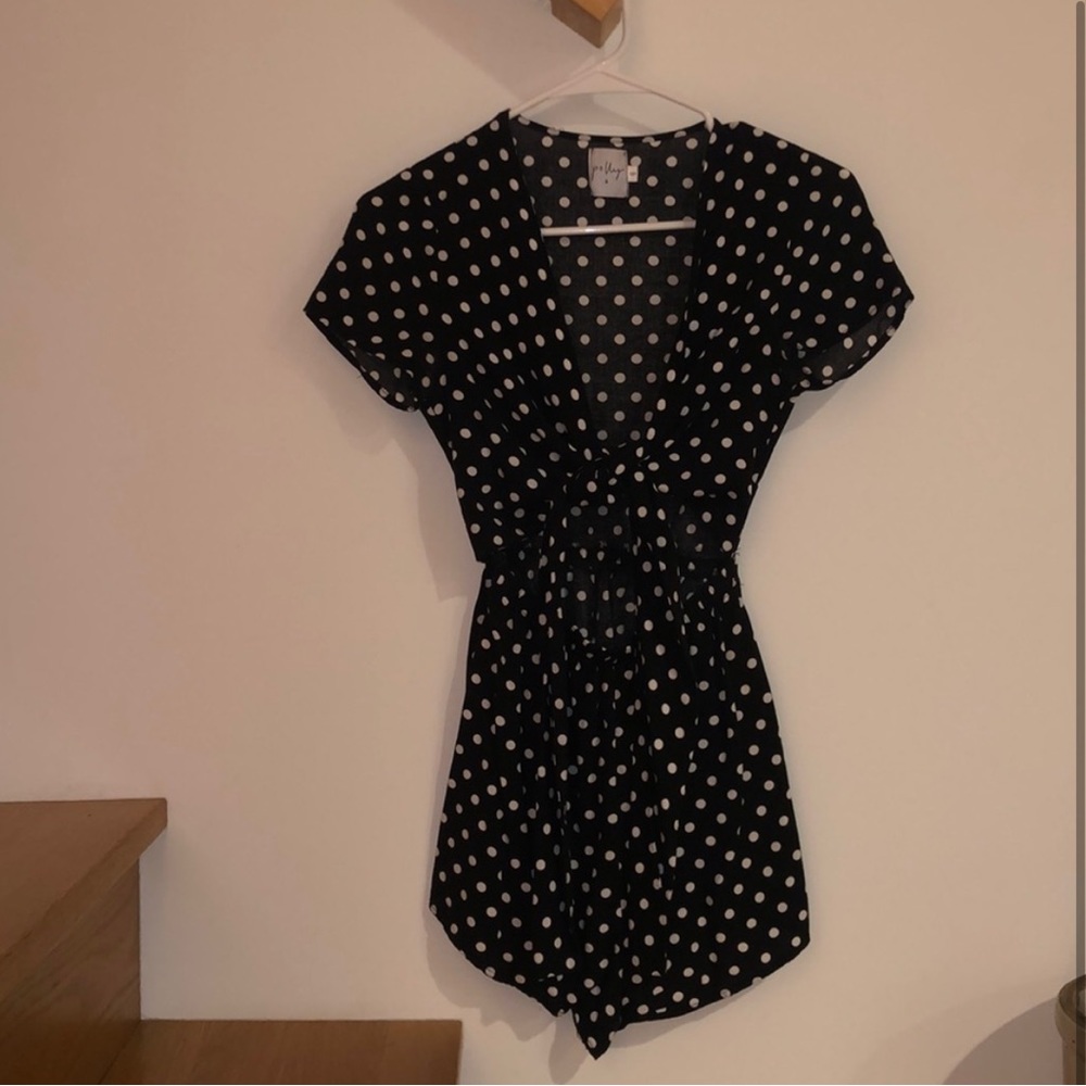 Princess Polly polka dot romper